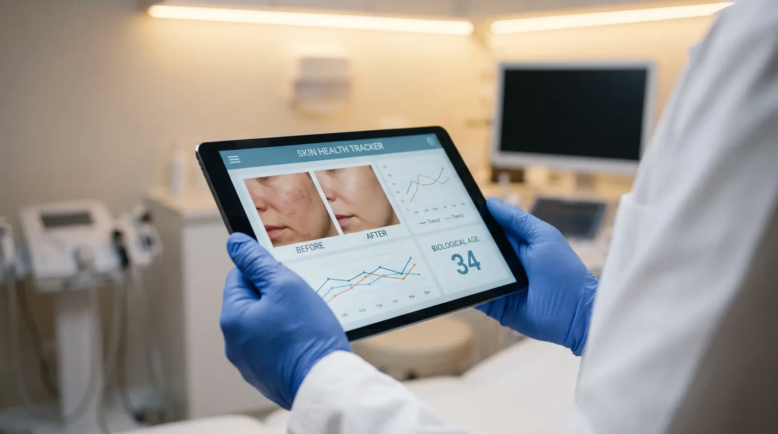 Skin monitoring and tracking technology