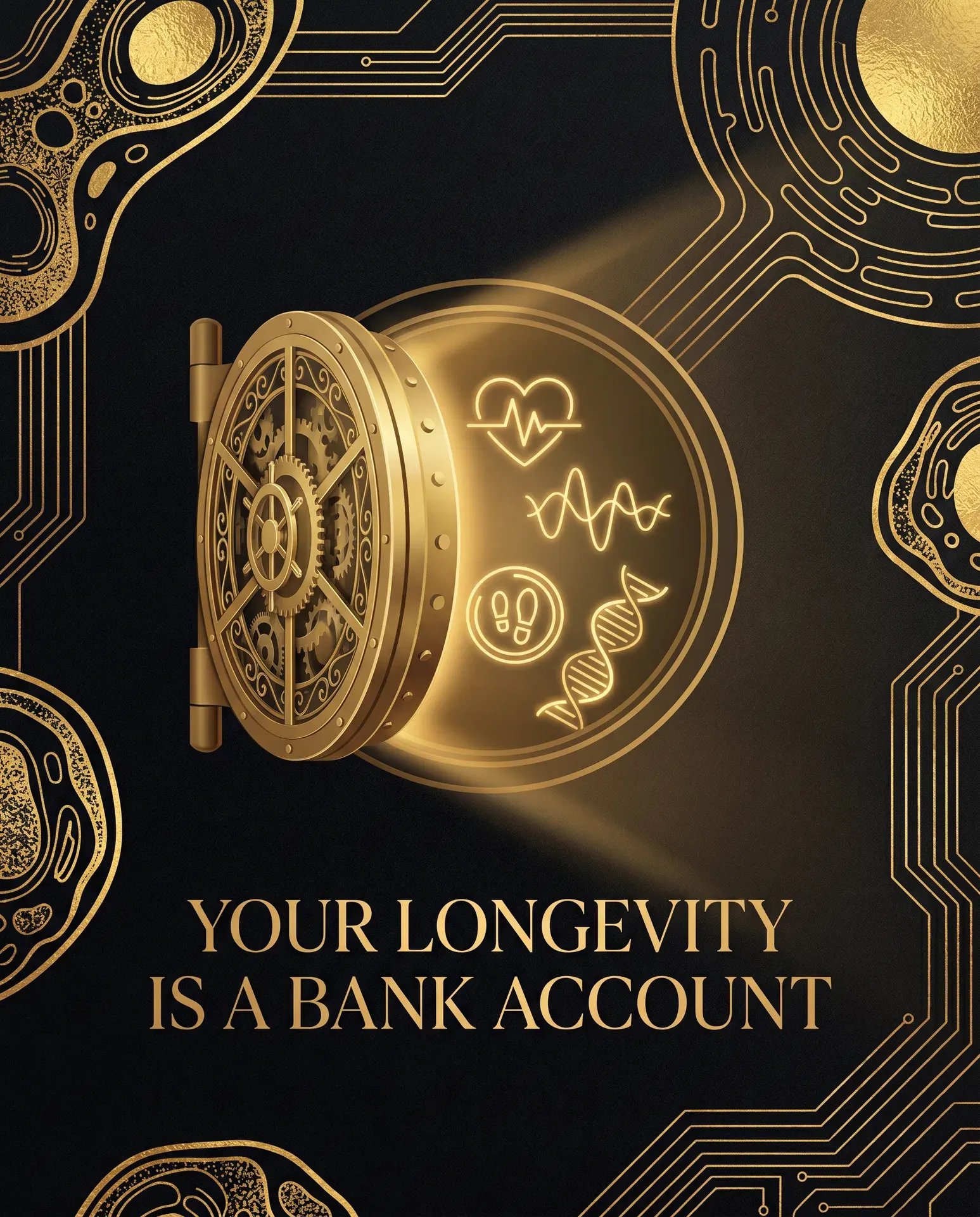 Your longevity is a bank account: the deposits that matter are measurable