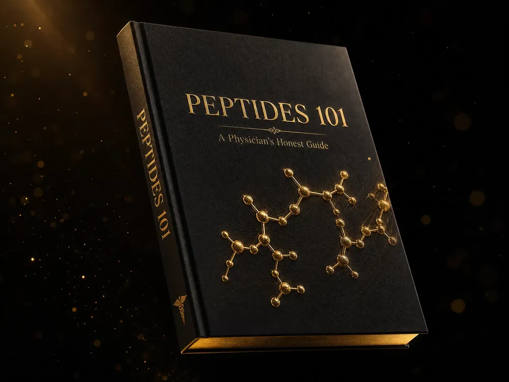 Peptides 101: A Physician's Honest Guide, the free ebook from Dr. Dusan Sajic